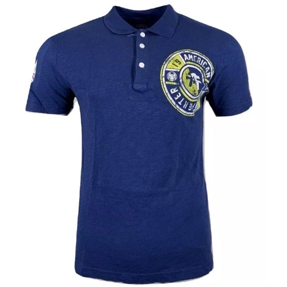 AMERICAN FIGHTER Men's Polo S/S BENJAMIN Premium - Picture 4 of 9